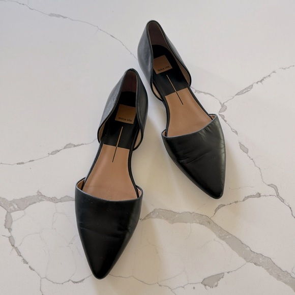 Dolce Vita Shoes - Dolce Vita Black Leather Flats size 10